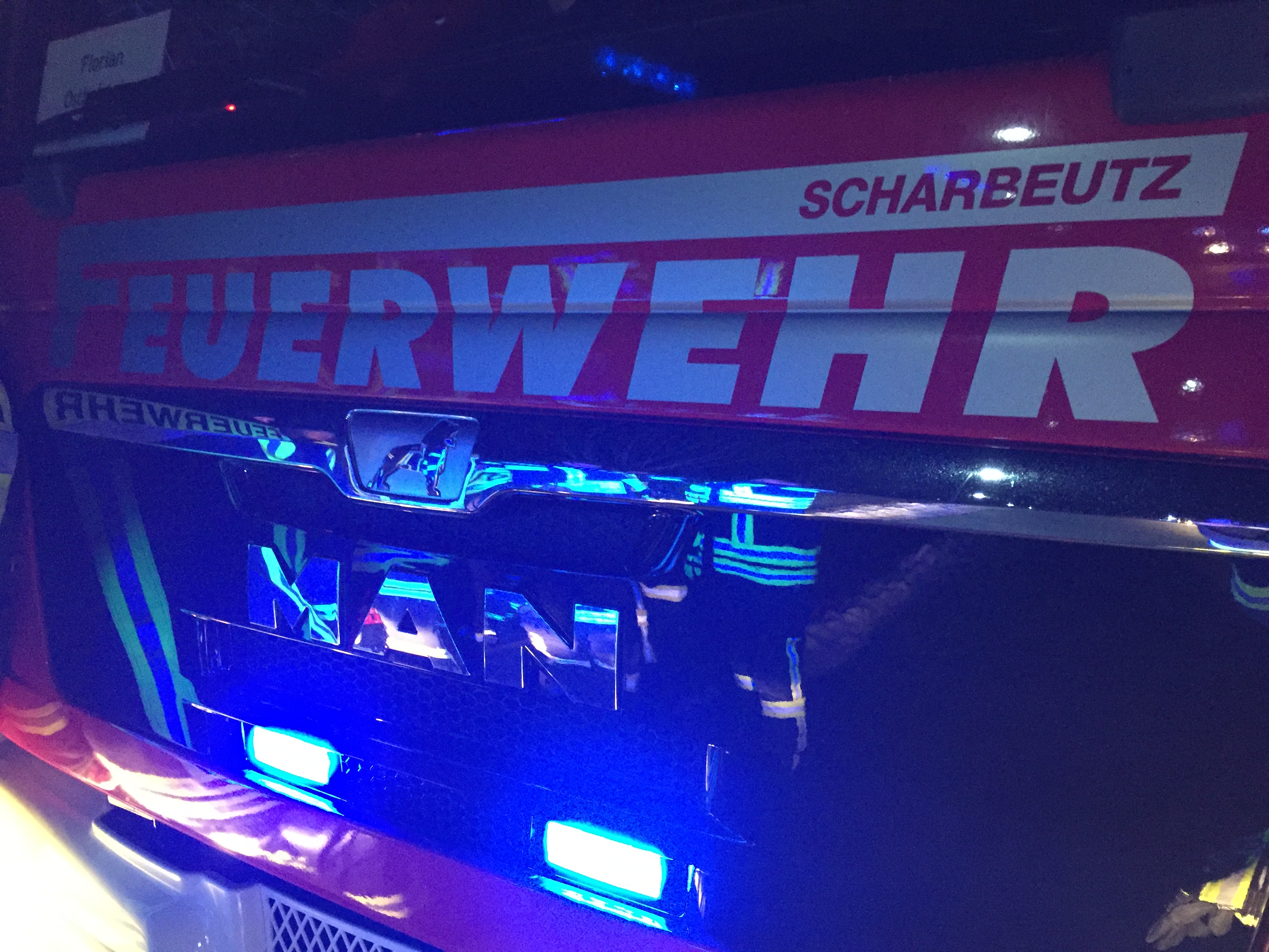 Blaulicht mit Feuerwehr Scharbeutz