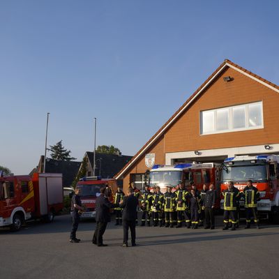 Bild vergr��ern: Besonderer Dienstabend in Gleschendorf 2