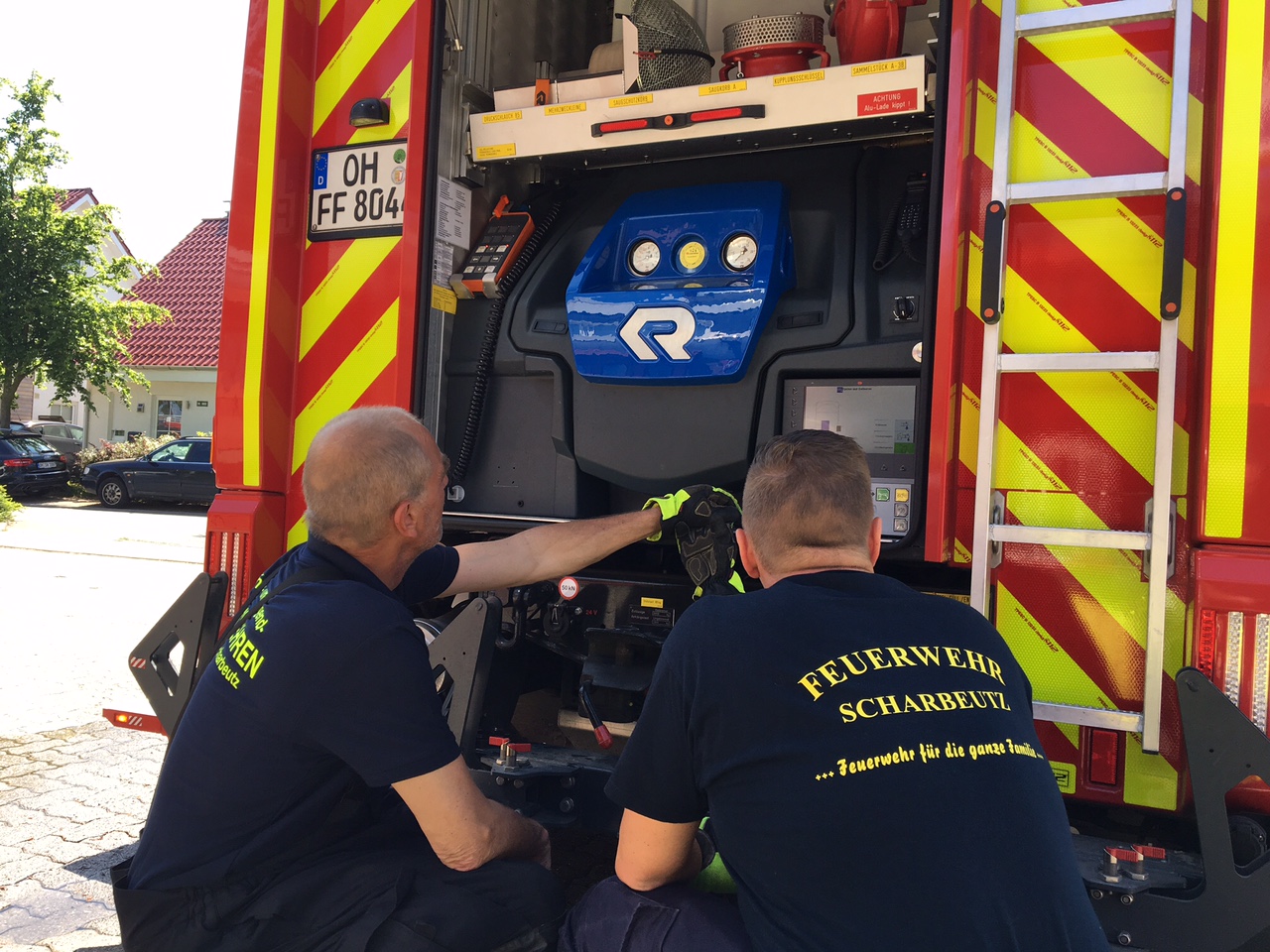 Scharbeutz  Fahrzeug- und Pumpeneinweisung 
