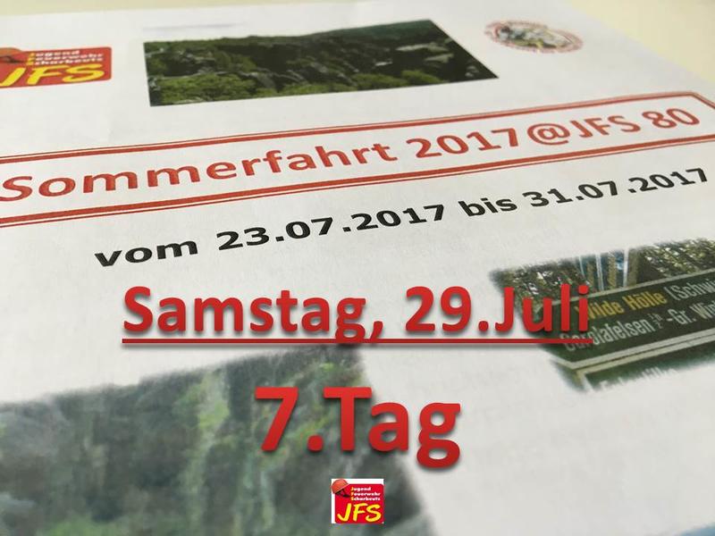 Scharbeutz Sommerfahrt 2017@JFS 80 7.Tag 