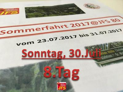 Bild vergr&ouml;&szlig;ern: Scharbeutz Sommerfahrt 2017@JFS 80 8.Tag 