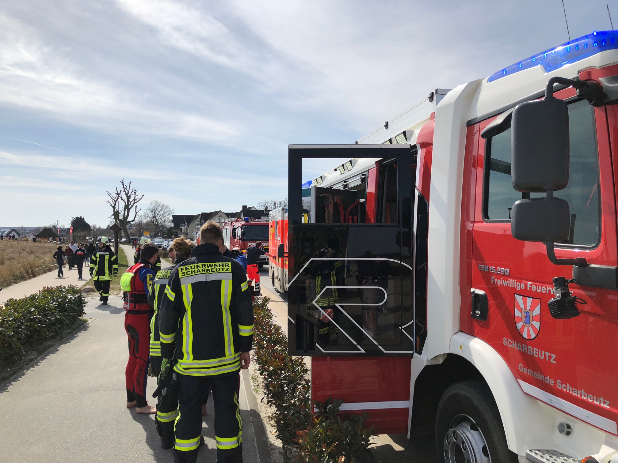 Scharbeutz Aktuelles 07.04.2018 Seenotfall