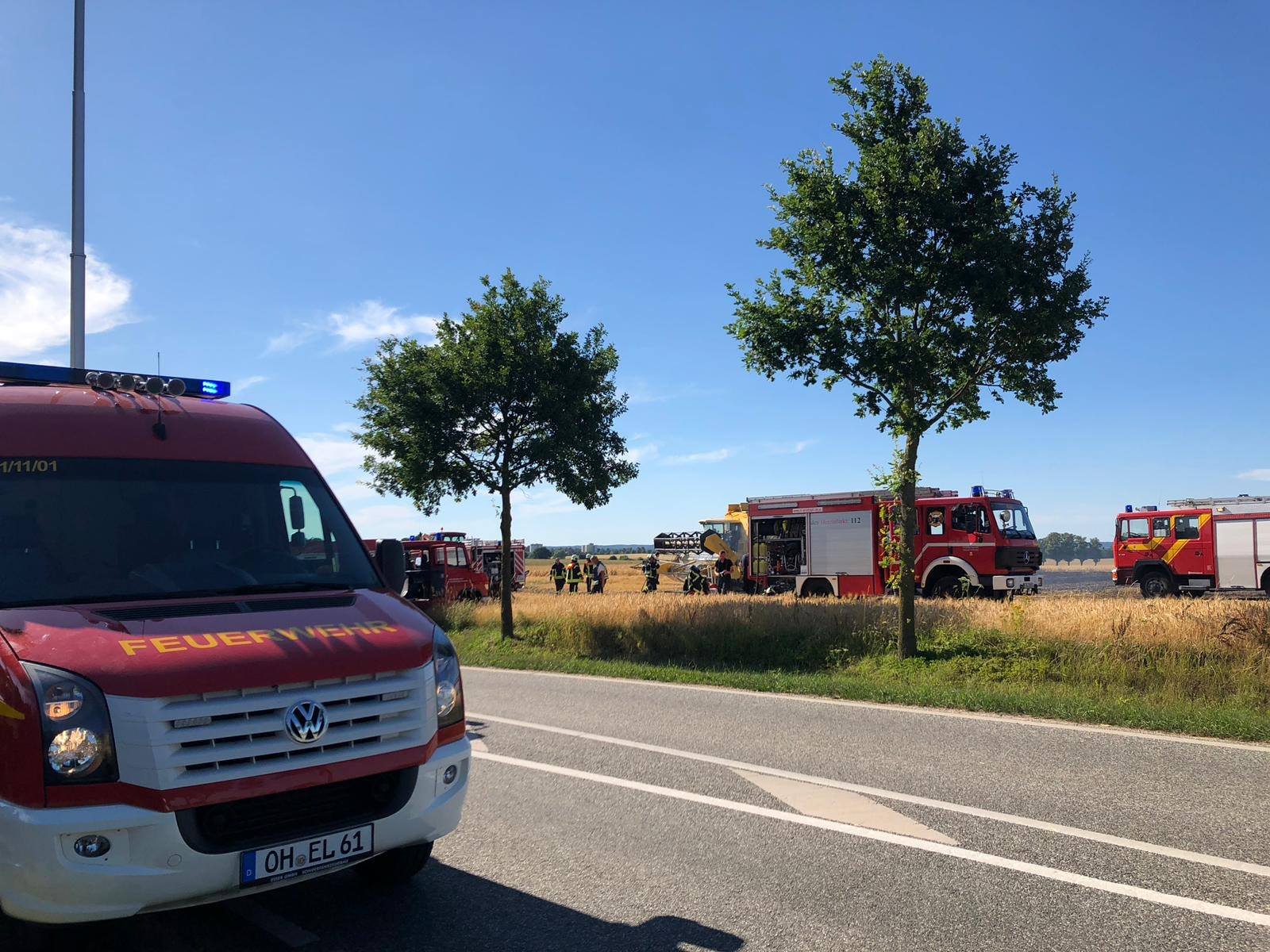 Scharbeutz Aktuelles 03.07.2018 Fl�chenbrand Neustadt 