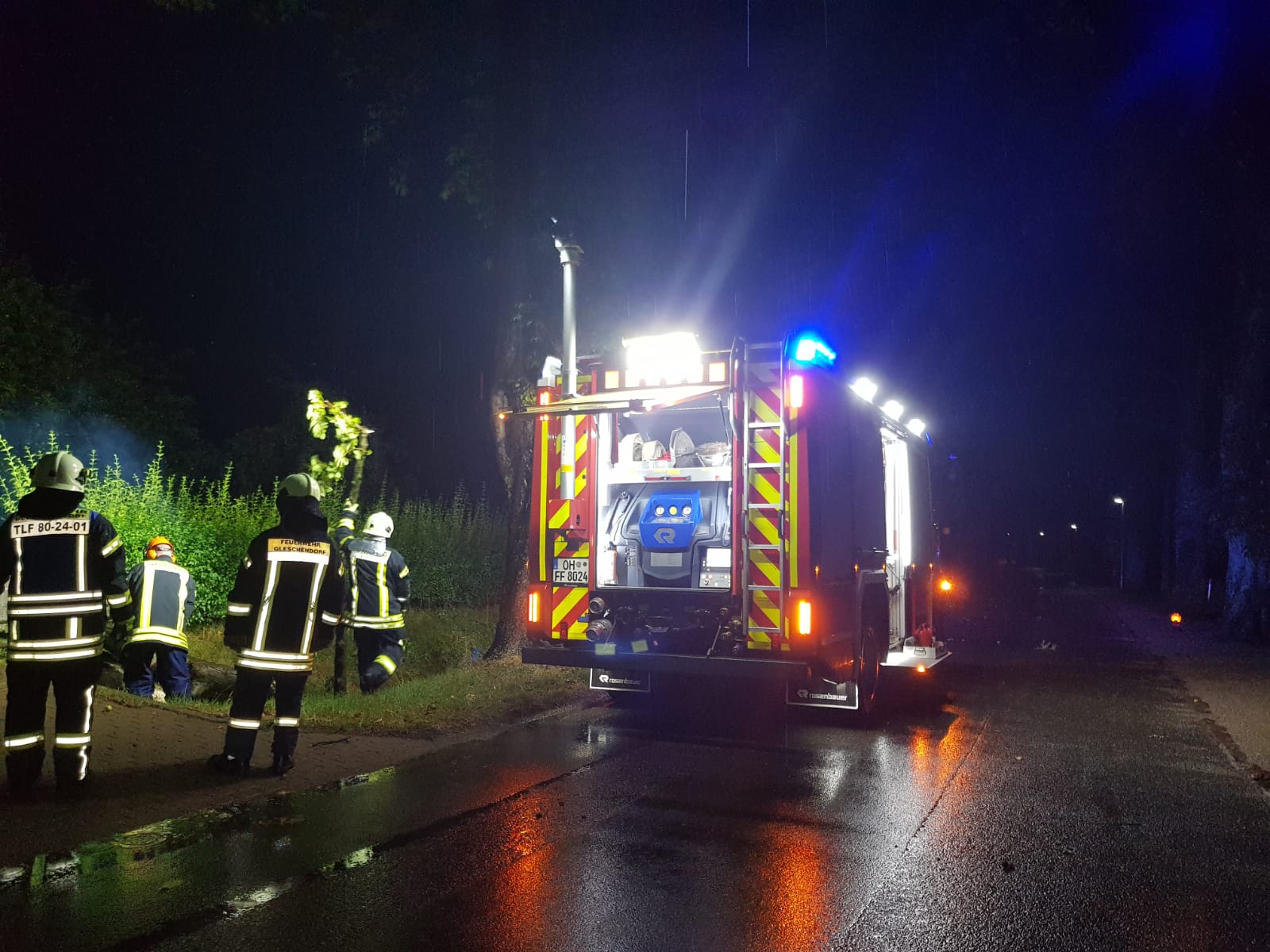 Unwettereins�tze 09.08 - 10.08.2018