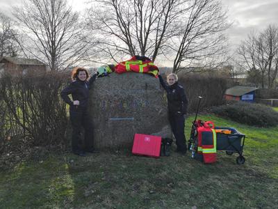 Bild vergr��ern: Brandschutzerziehung der FF Gleschendorf im Kindergarten