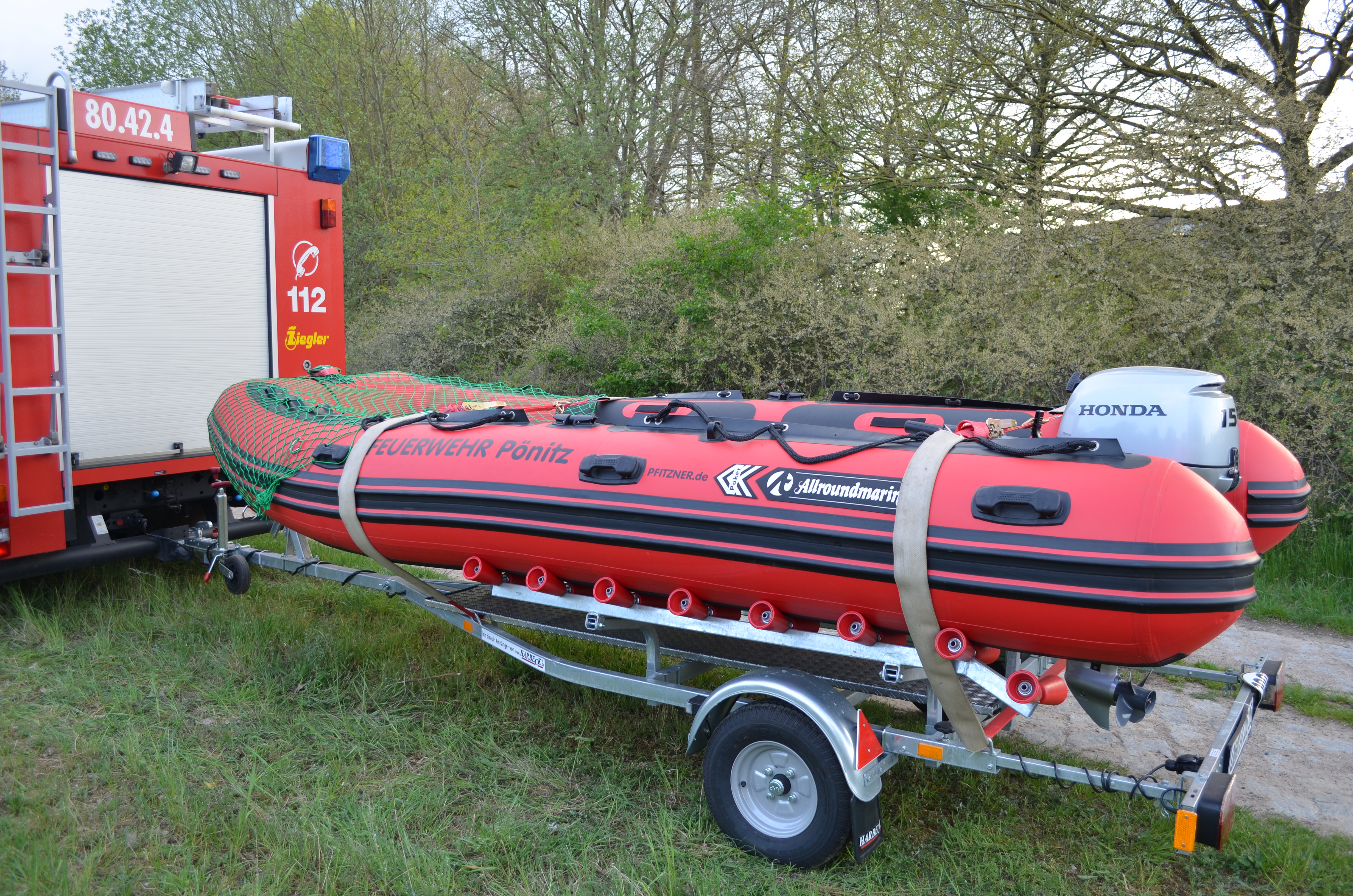Feuerwehrschlauchboot P�nitz