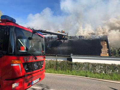 Bild vergr&ouml;&szlig;ern: Scharbeutz Aktuelles 11.05.2019 Dachstuhlbrand Ahrensb&ouml;k Bild1