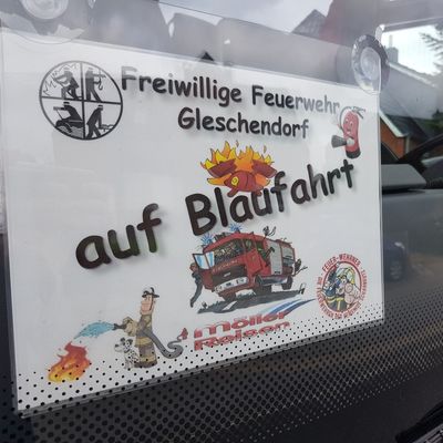 Bild vergr��ern: Blaufahrt 2019 der FF Gleschendorf