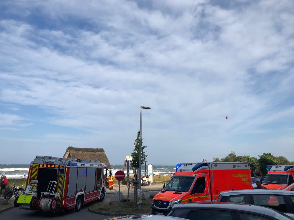 Scharbeutz Aktuelles 27.07.2019 Wasserrettung Scharbeutz 