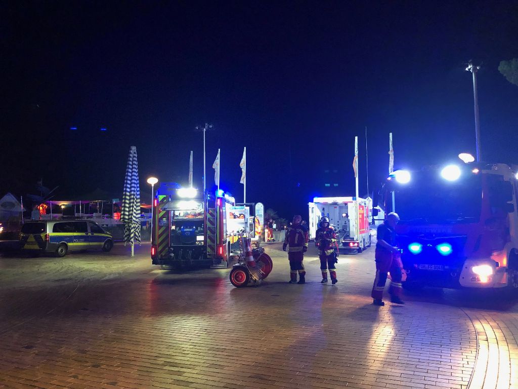 Scharbeutz Aktuelles 28.07.2019 Wasserrettung Seebr�cke