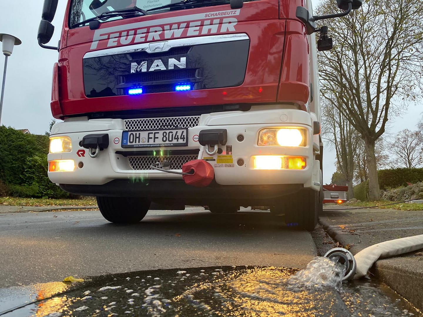 Scharbeutz FFS Bild Wasser im Keller 