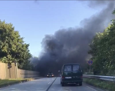Bild vergr&ouml;&szlig;ern: Scharbeutz Aktuelles 31.07.2020 Pkw Brand Bild 2