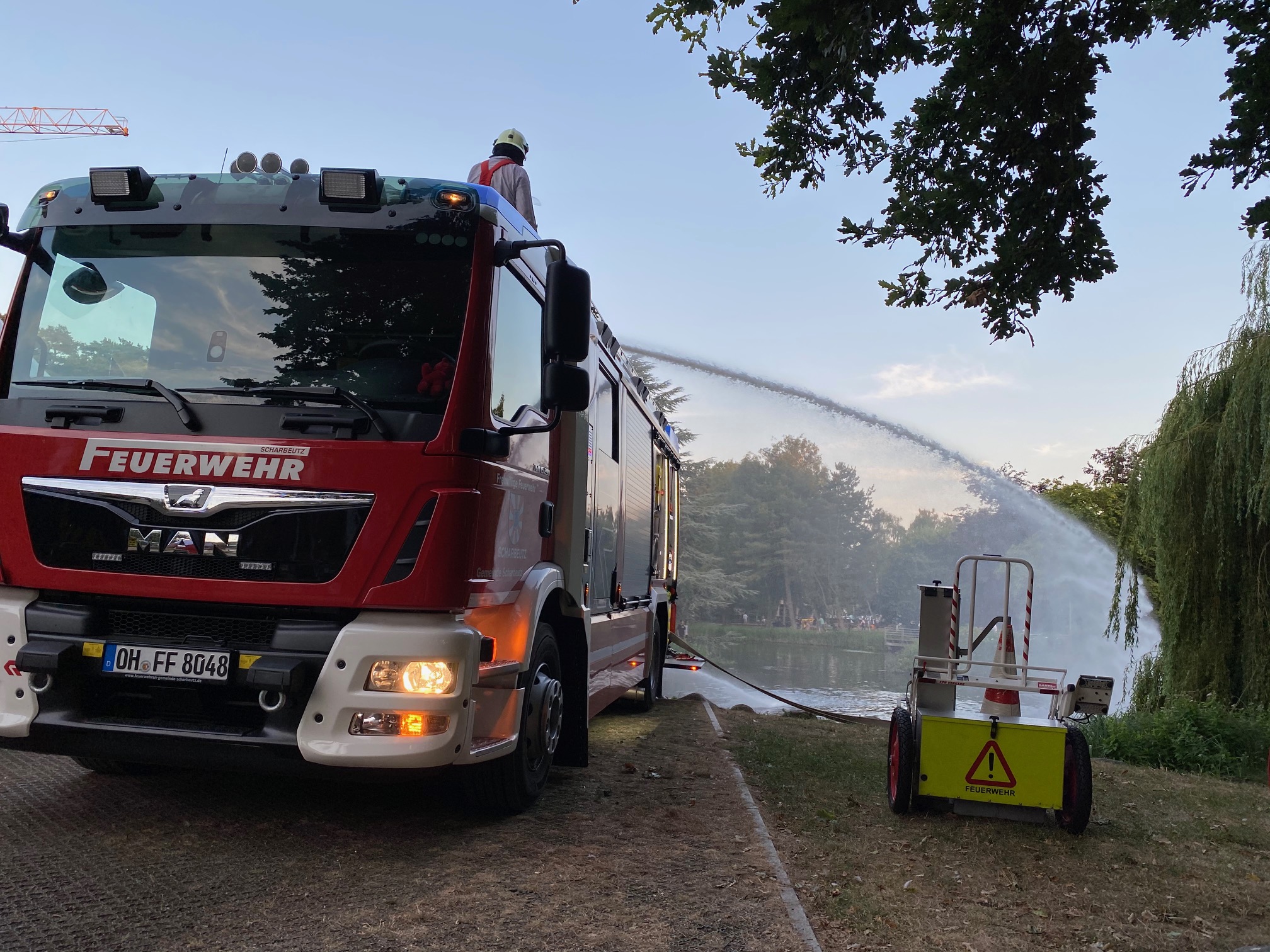 Scharbeutz HLF1 Wasser w�lzen