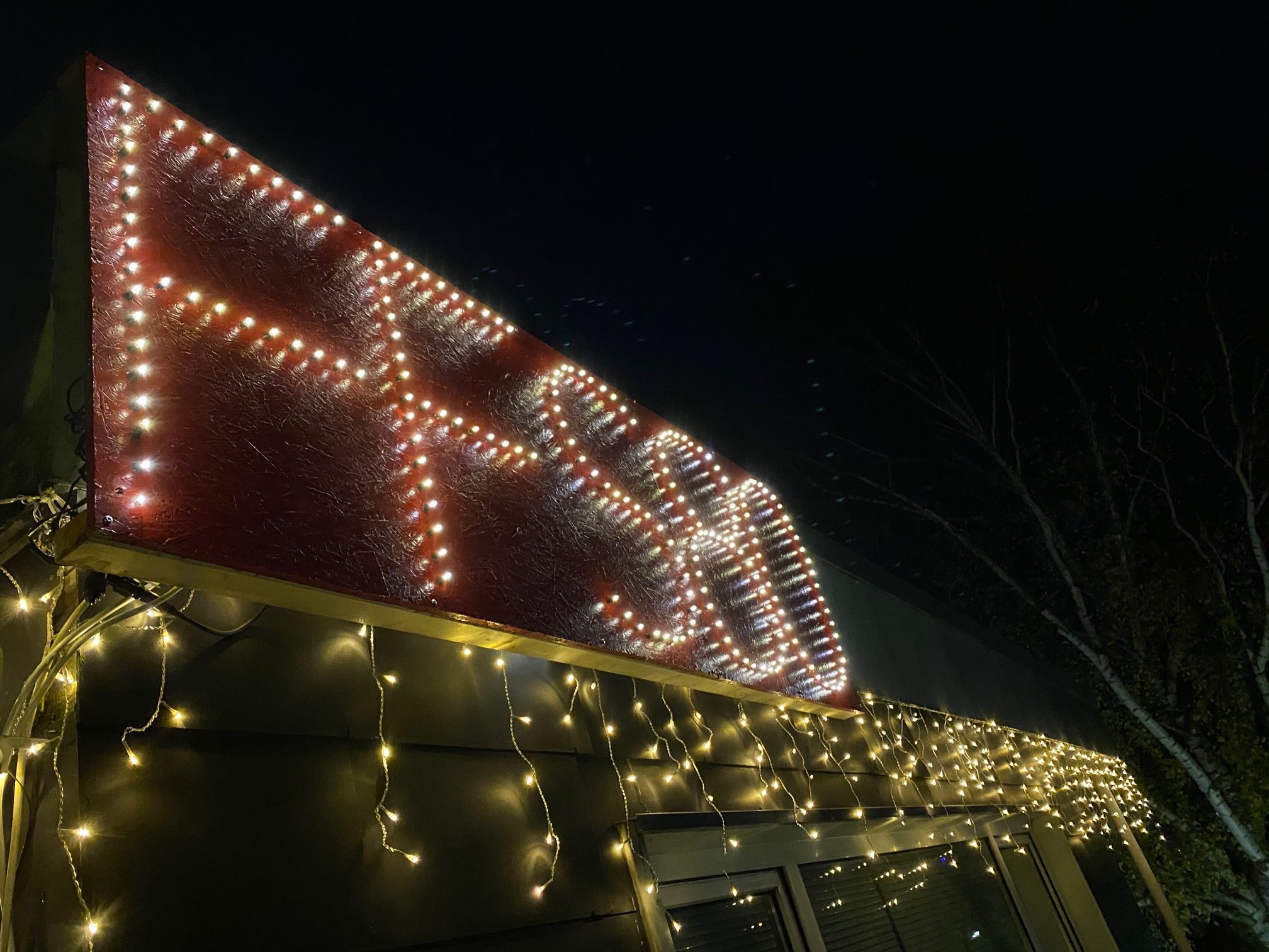 Scharbeutz Weihnachtsbeleuchtung FFS80-Schild