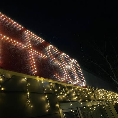 Bild vergrern: Scharbeutz Weihnachtsbeleuchtung FFS80-Schild