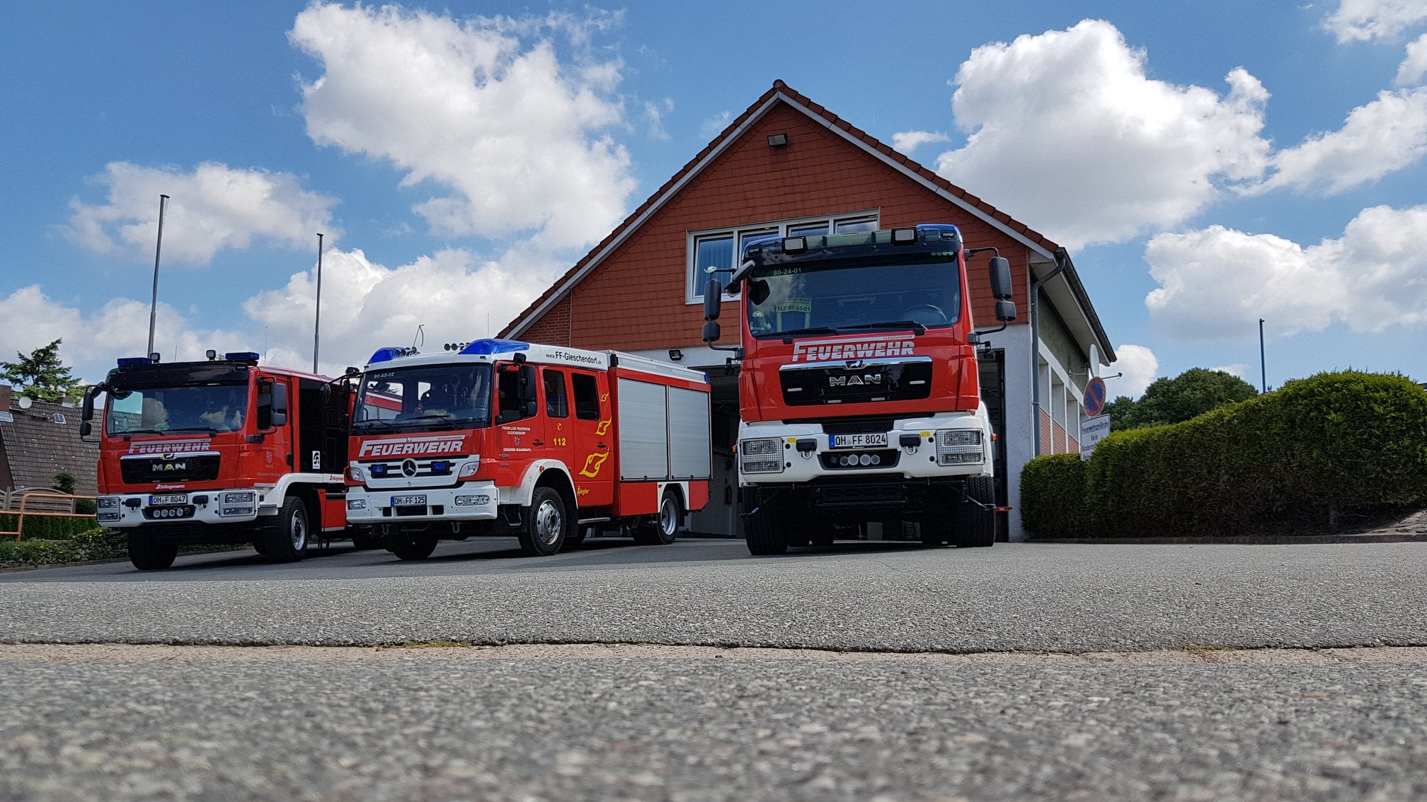 Feuerwehr Gleschendorf und P�nitz