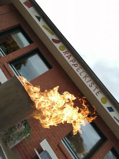 Bild vergrern: Brandschutzerziehung Kindergarten Pnitz