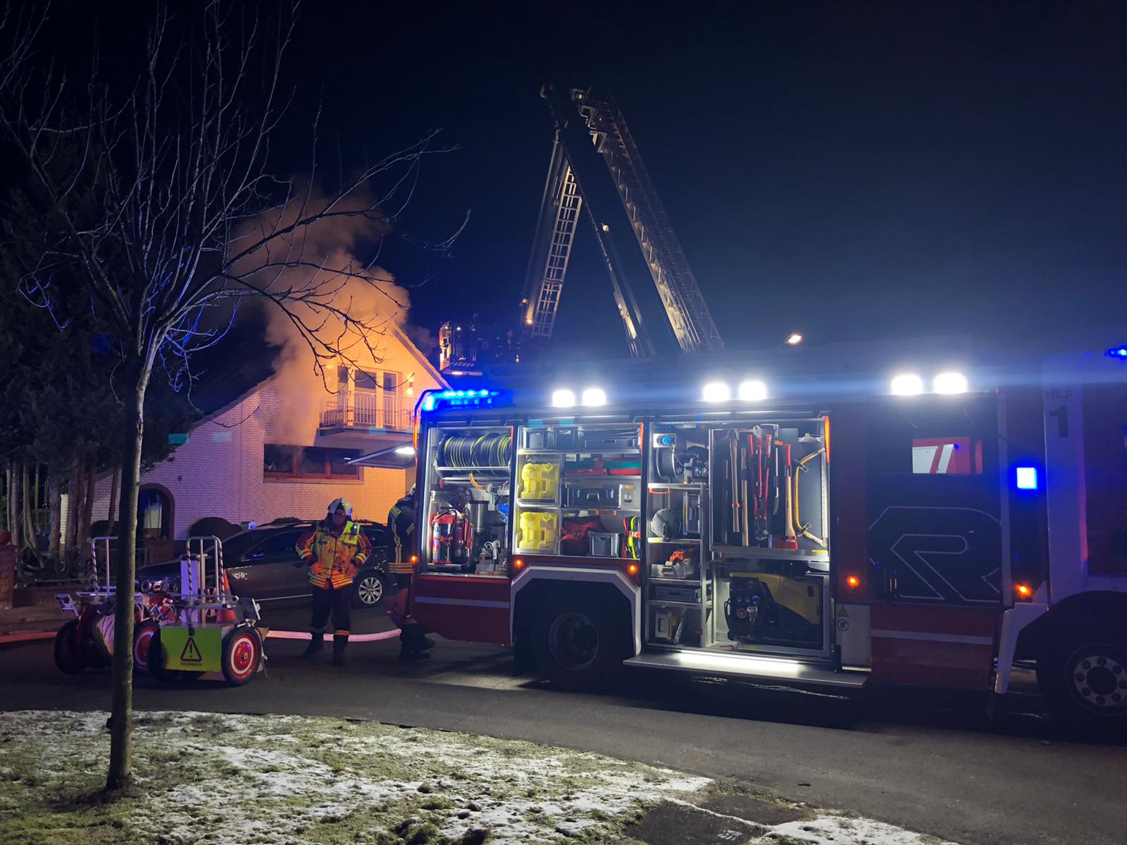 Scharbeutz Aktuelles 17.01.2021 Wohnzimmerbrand Bild 1