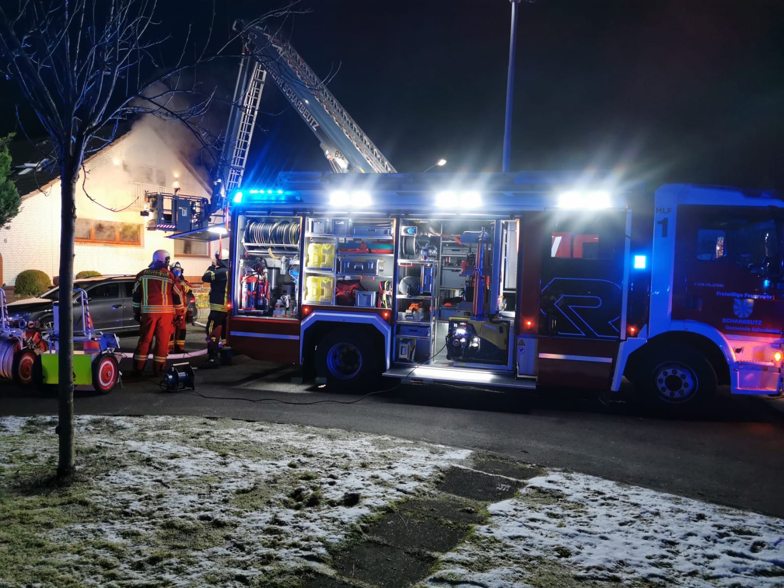 Scharbeutz Aktuelles 17.01.2021 Wohnzimmerbrand Bild 2