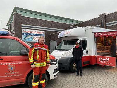 Bild vergr&ouml;&szlig;ern: Scharbeutz Aktuelles 18.01.2021 Unterst&uuml;tzung der Feuerwehr Scharbeutz 