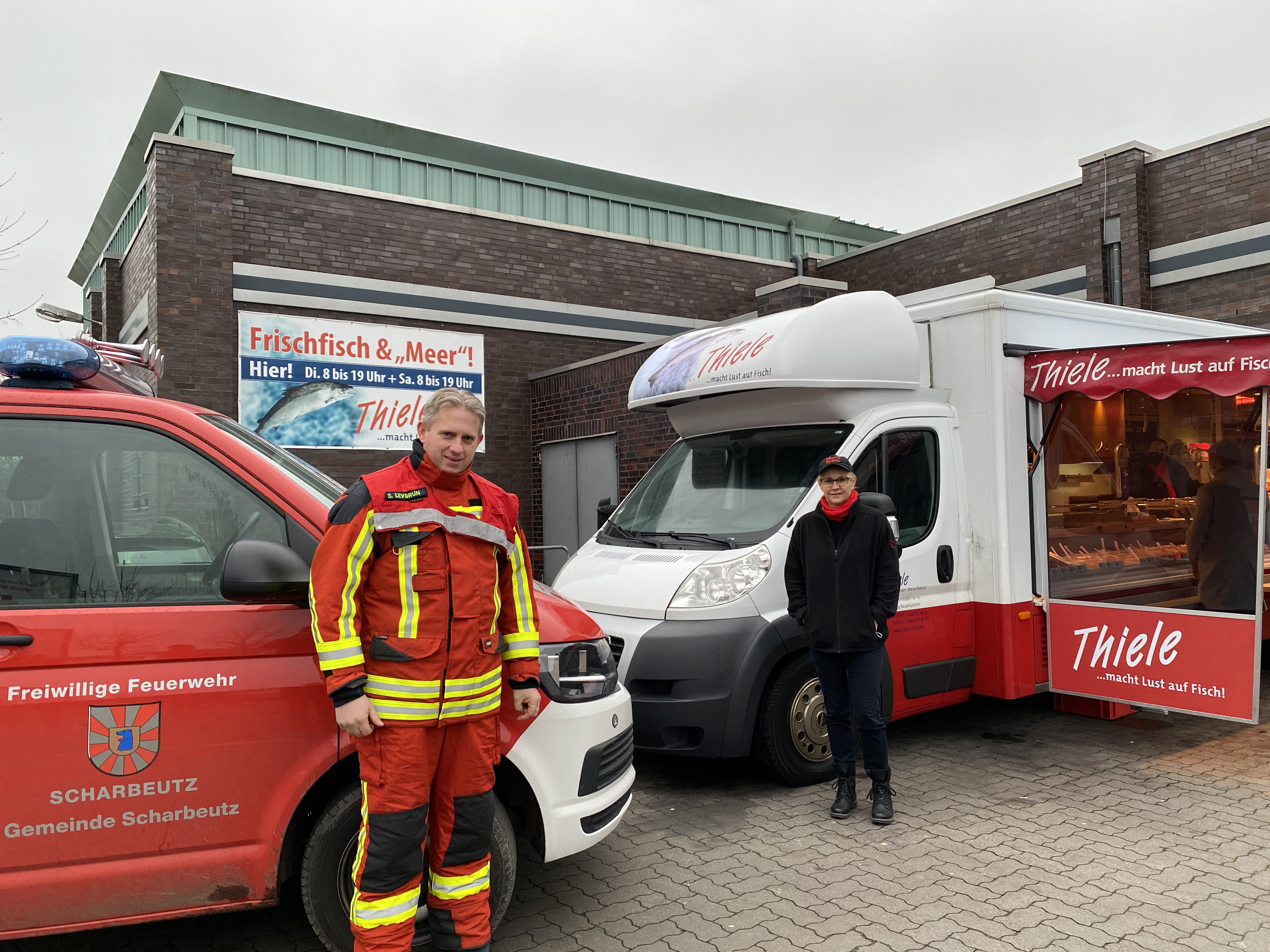 Scharbeutz Aktuelles 18.01.2021 Unterst�tzung der Feuerwehr Scharbeutz 