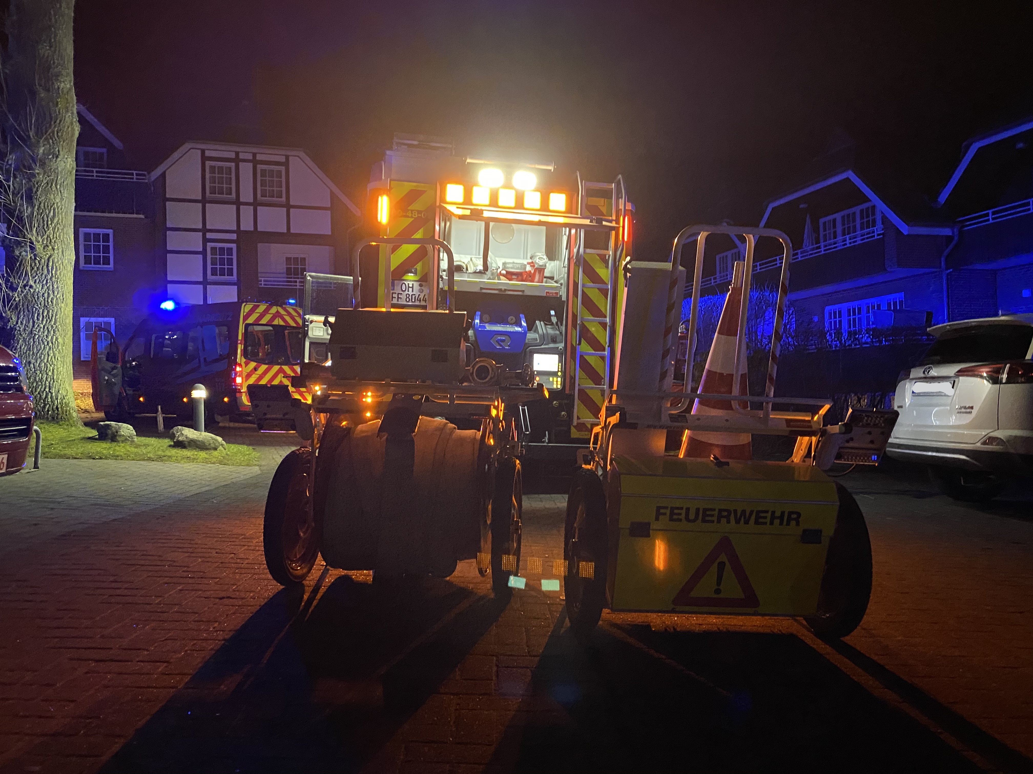 Scharbeutz Aktuelles 19.02.2021 Dramatische Feuermeldung 