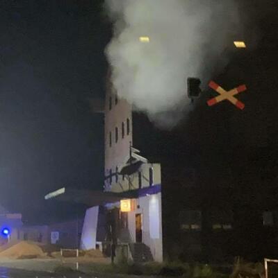 Bild vergr��ern: November 2021 - Rauchentwicklung aus Trocknungsanlage