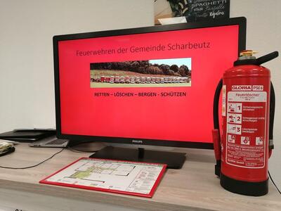 Bild vergrern: Brandschutzunterweisung Feuerwehren Gemeinde Scharbeutz