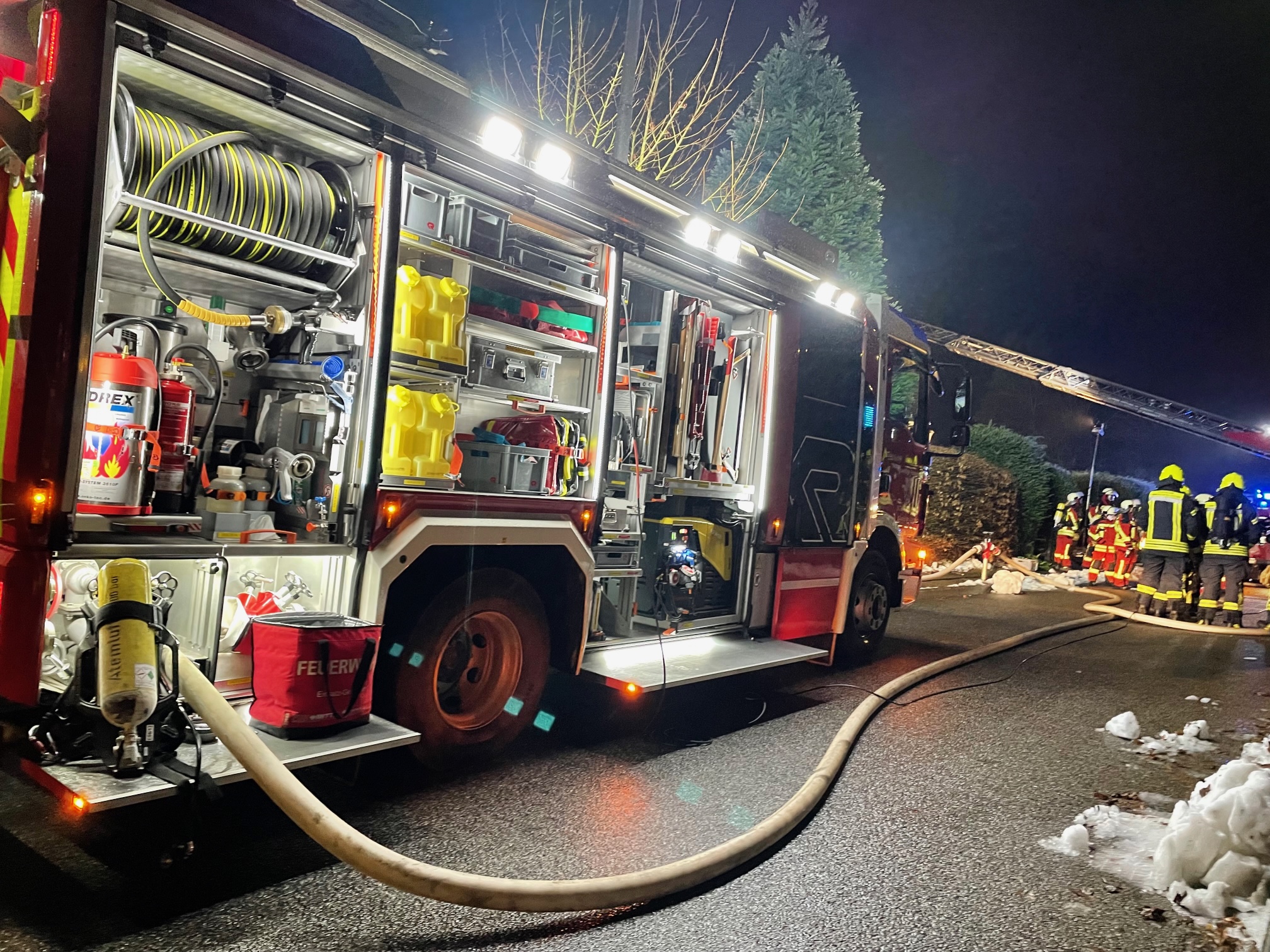 Scharbeutz Aktuelles 30.12.2021 Dachstuhlbrand Bild 3