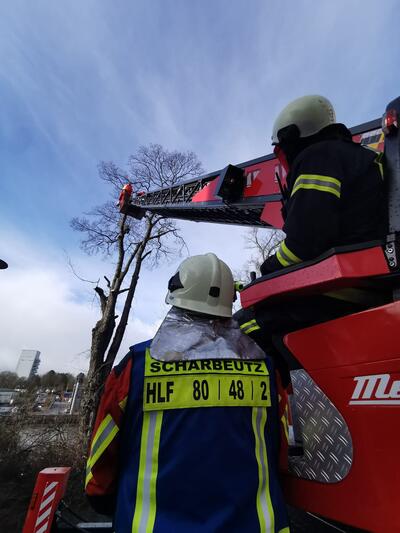 Bild vergr��ern: Scharbeutz Aktuelles 20.02.2022 Unwetter Zeynep Bild 2