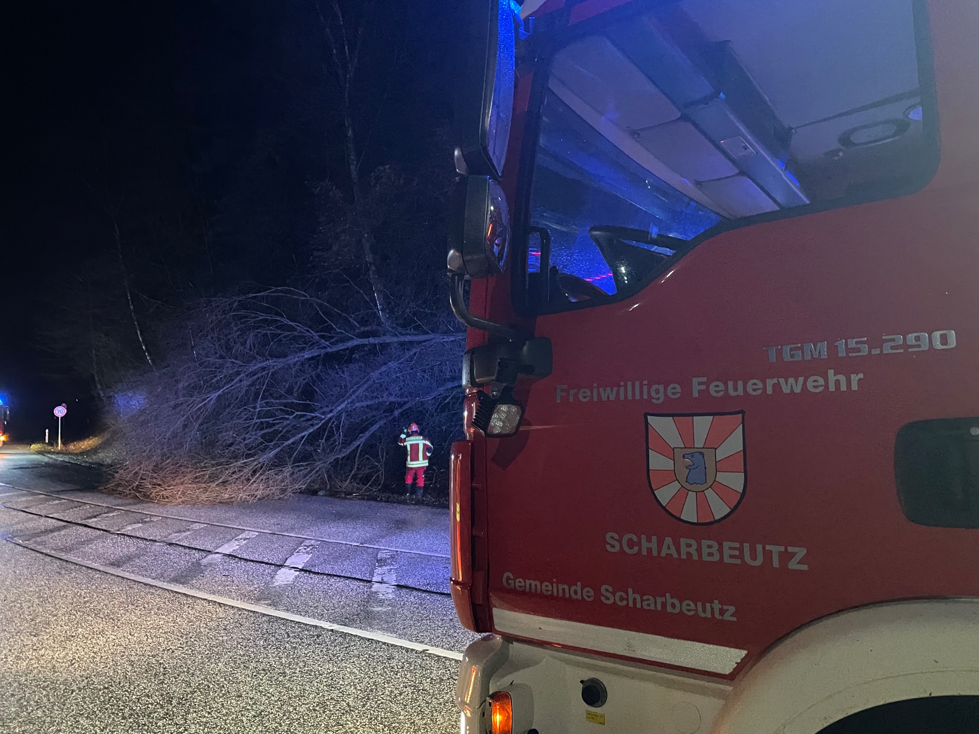 Scharbeutz Aktuelles 20.02.2022 Unwetter Zeynep Bild 4