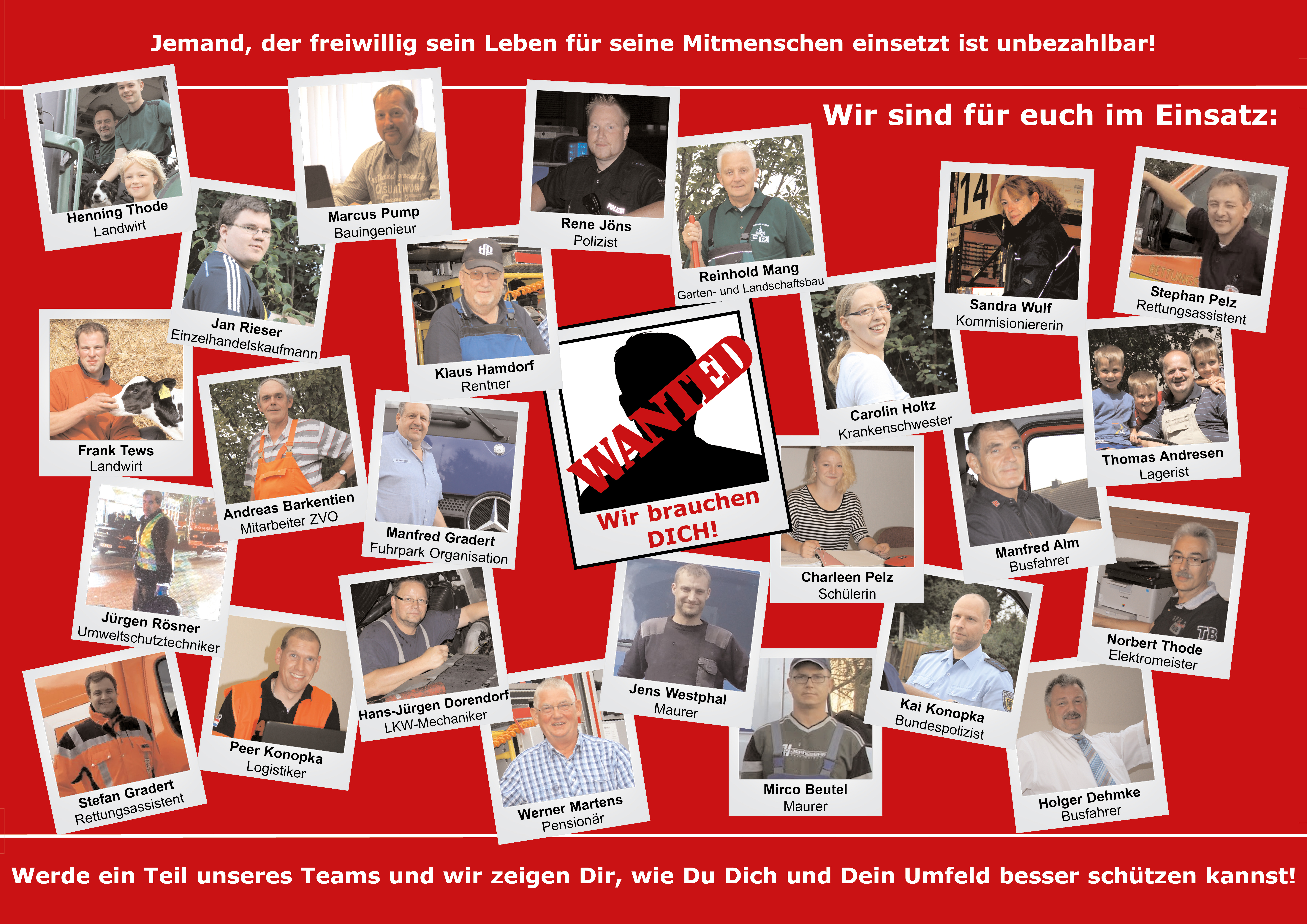 Mannschaftsbild Flyer