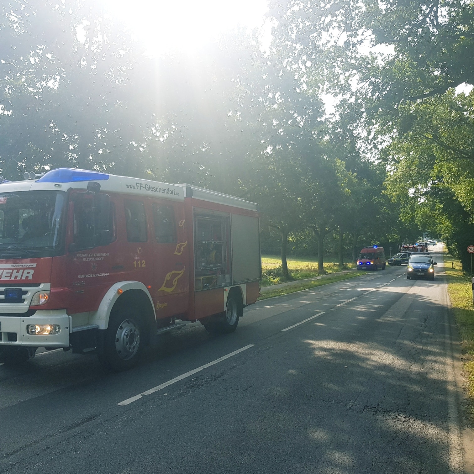 Verkehrsunfall Gleschendorf > P�nitz 05.09.2022