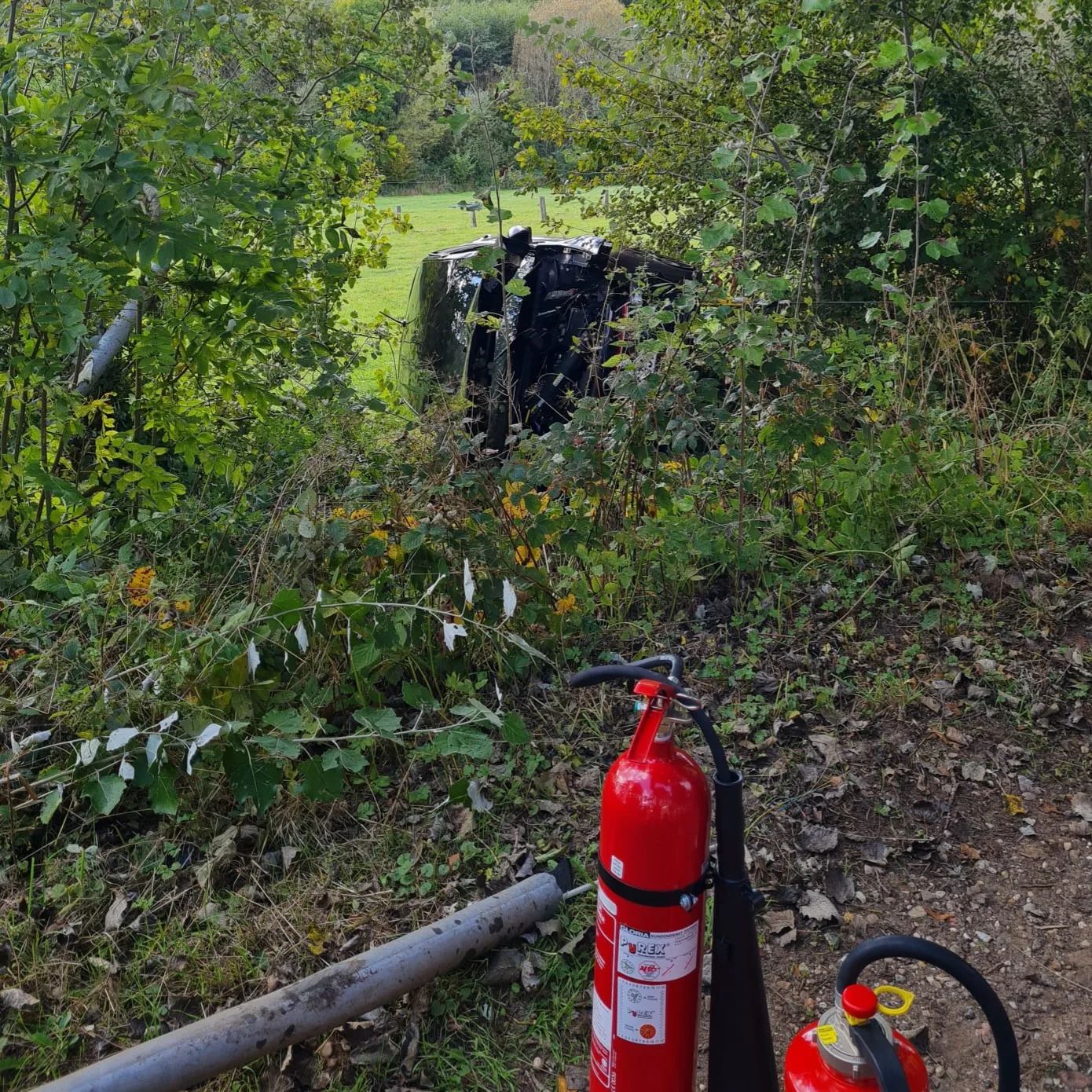 Scharbeutz Aktuelles 10.10.2022 Pkw im Graben