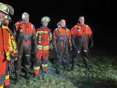Bild vergr��ern: Reskuh-Team