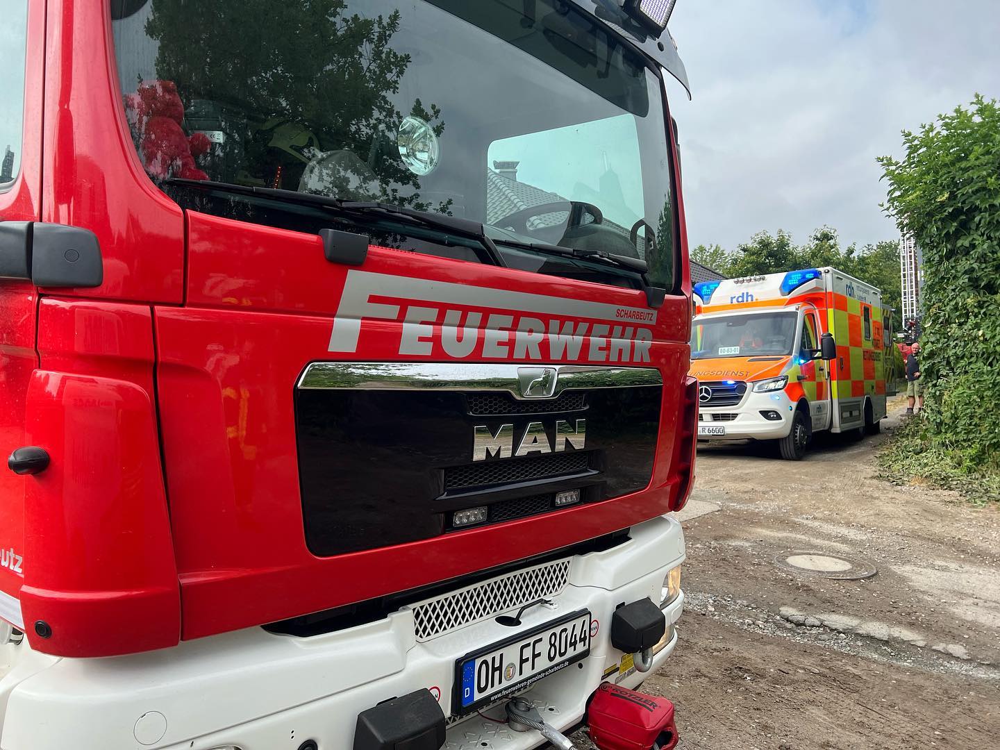 Scharbeutz 21.06.2023 Unterst�tzung Rettungsdienst