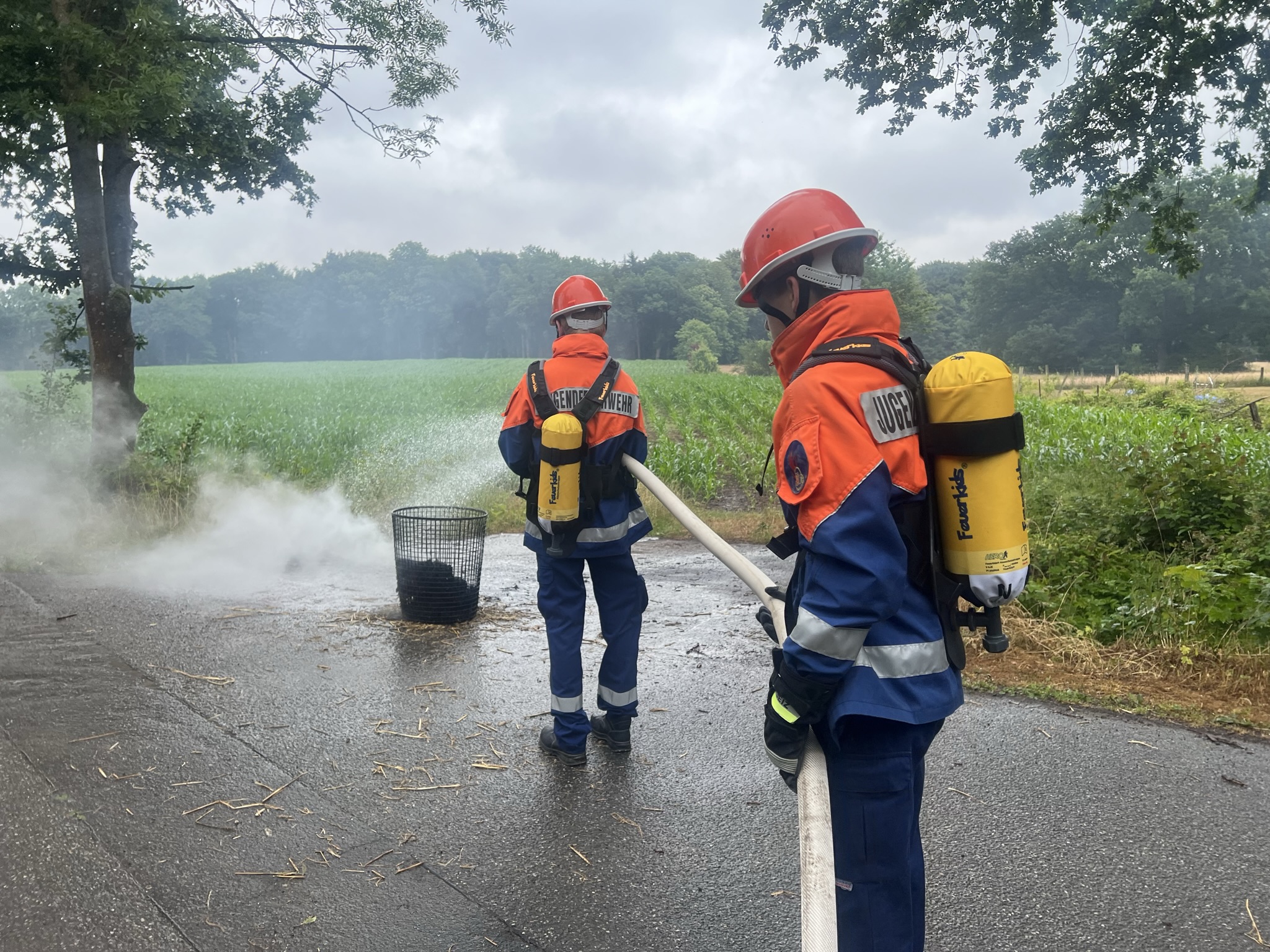 JFS80_24 Stunden Dienst_beim Einsatz Feuer