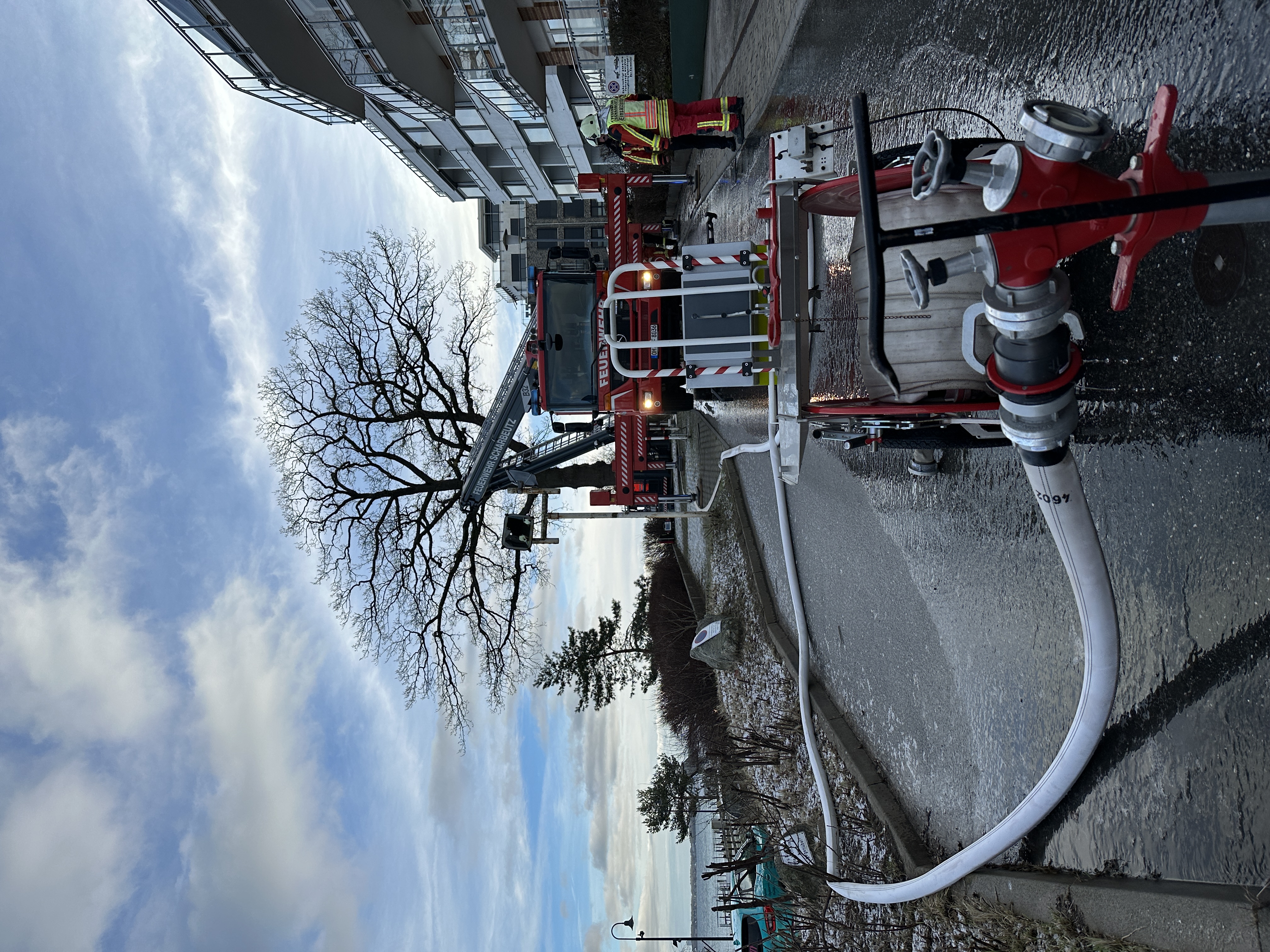 Scharbeutz Aktuelles 15.01.2024 Wohnungsbrand im Mehrfamileinhaus Bild 2