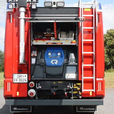 Bild vergr��ern: Schublade:
1Sammelst�ck A-3B, 1Saugkorb, 1�bergangsst�ck A-B, 2 Mehrzweckleinen, 2 Druckschlauch B5
1Saugschutzkorb
Pumpe:
Rosenbauer N35 , 3000l/min, 10bar, 2850U/min