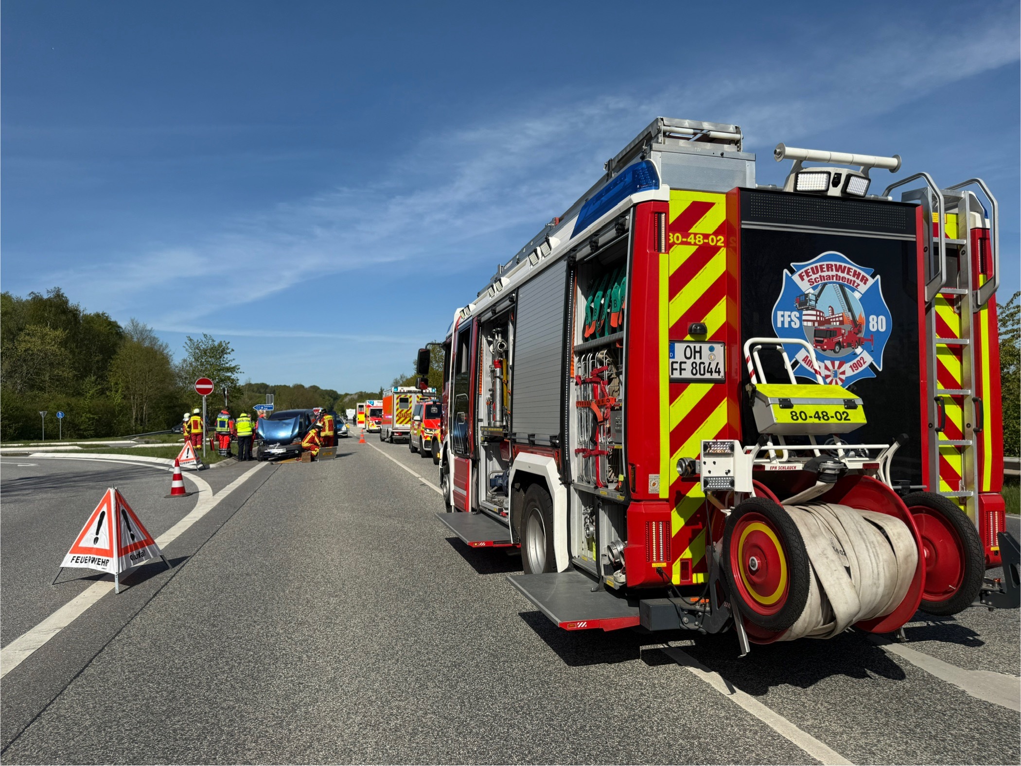Presse FFS80 Nr.5_2025_Verkehrsunfall in Scharbeutz Bild 2 