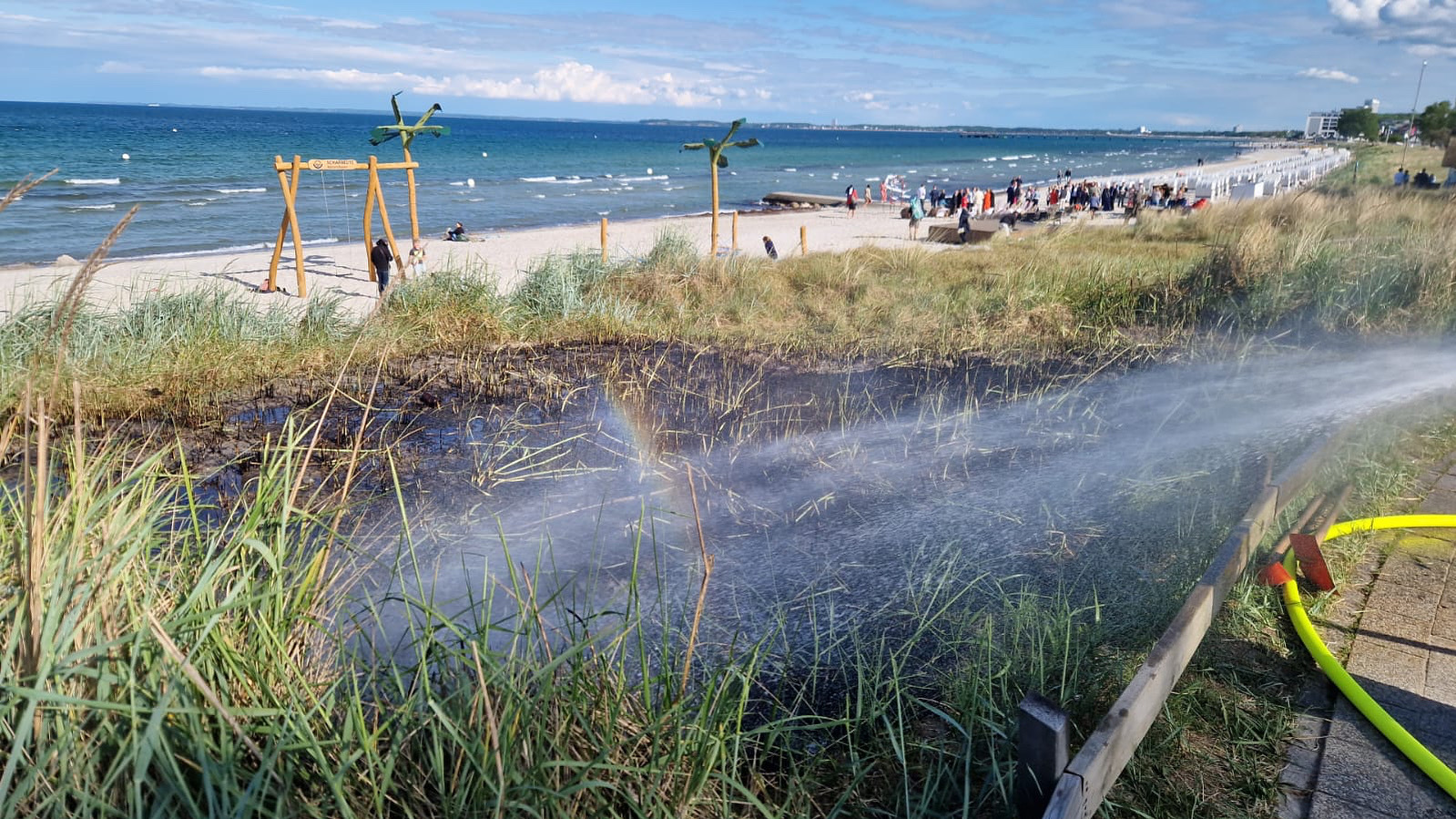 Scharbeutz Aktuelles 17.05.2025 D�ne brennt