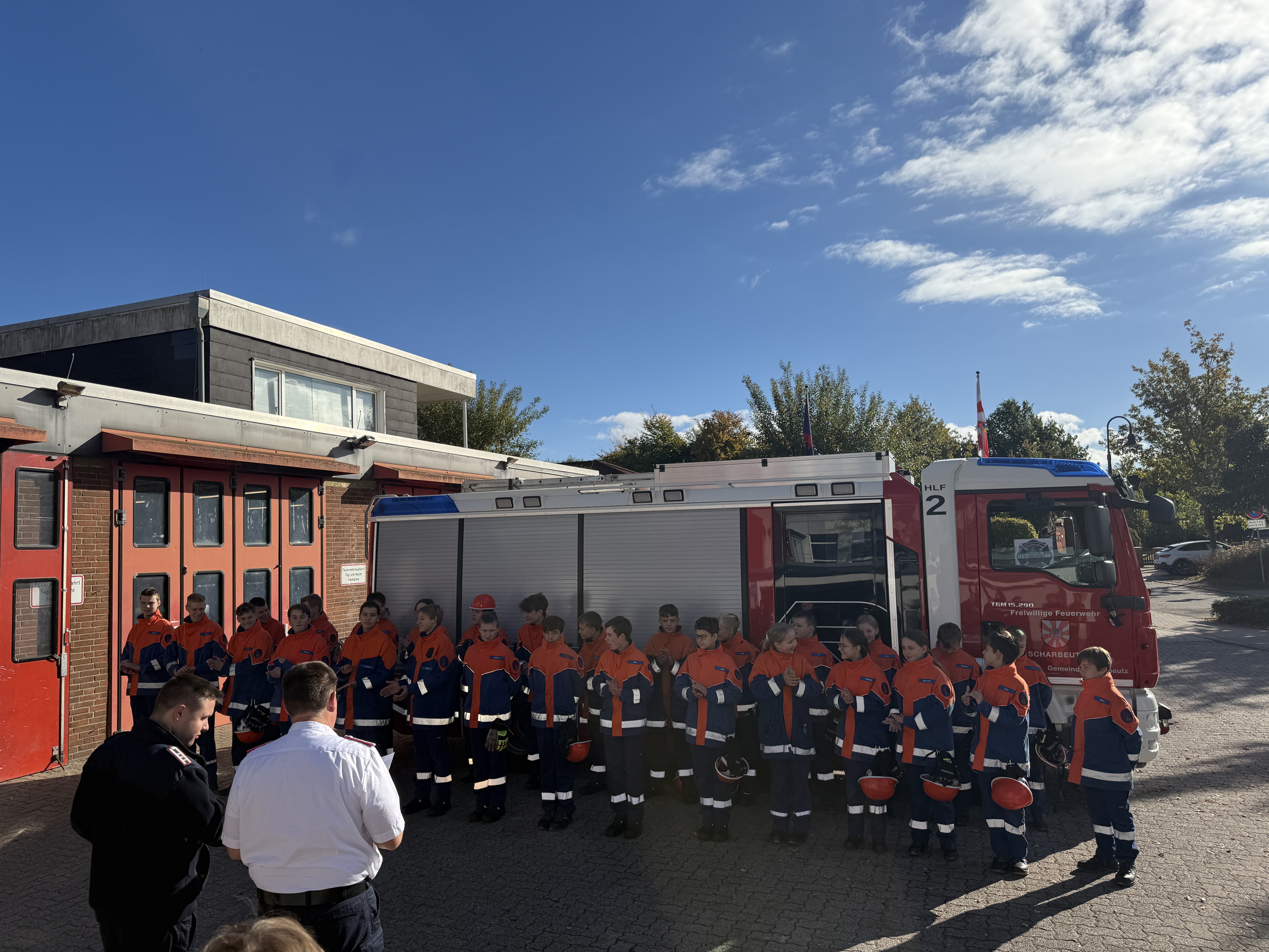 Scharbeutz Aktuelles 18.10.2025 Abnahme der Jugendflamme 1+2+3