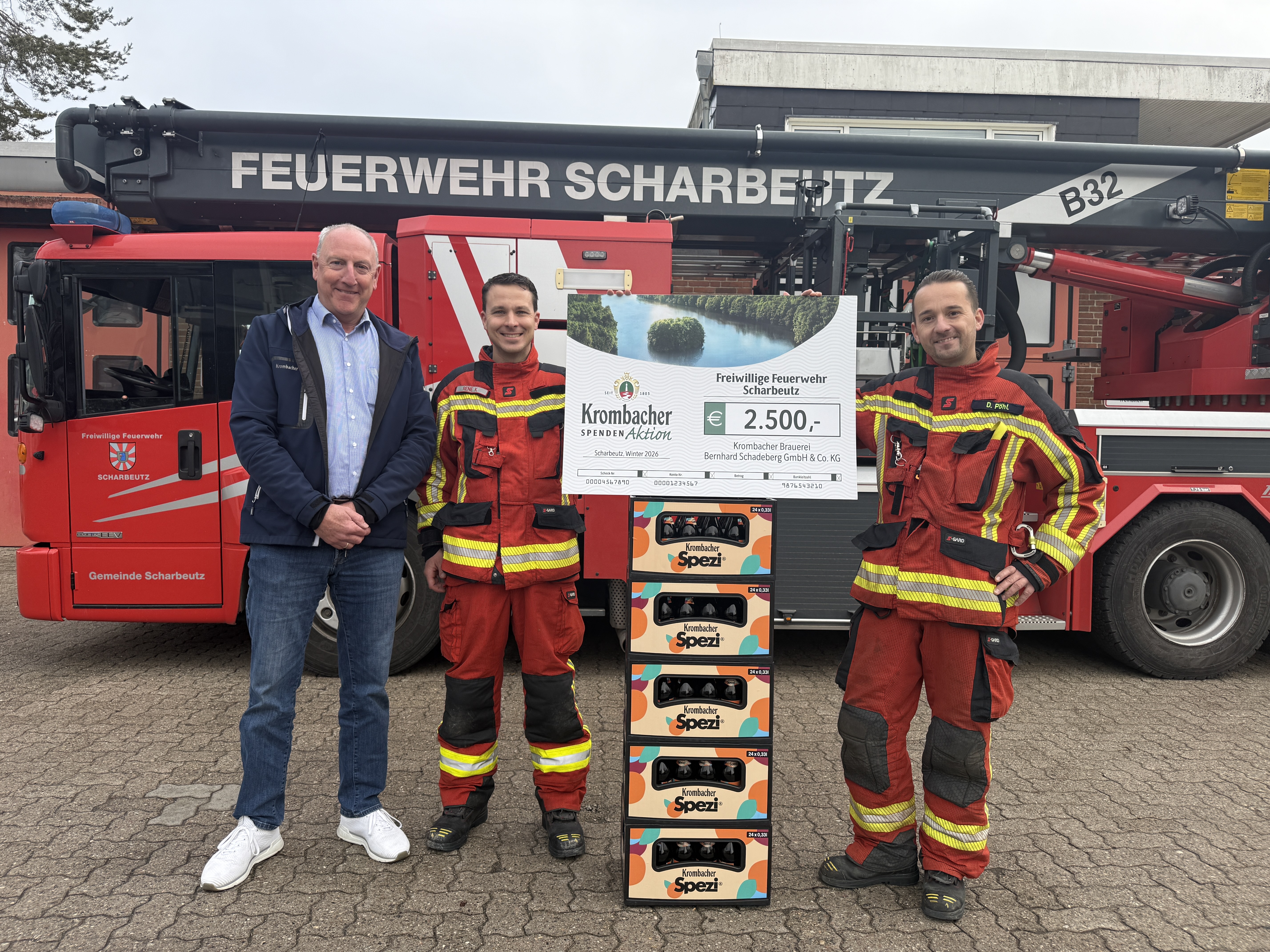 Scharbeutz Aktuelles 27.02.2026 2.500 Euro Spende f�r FFS80