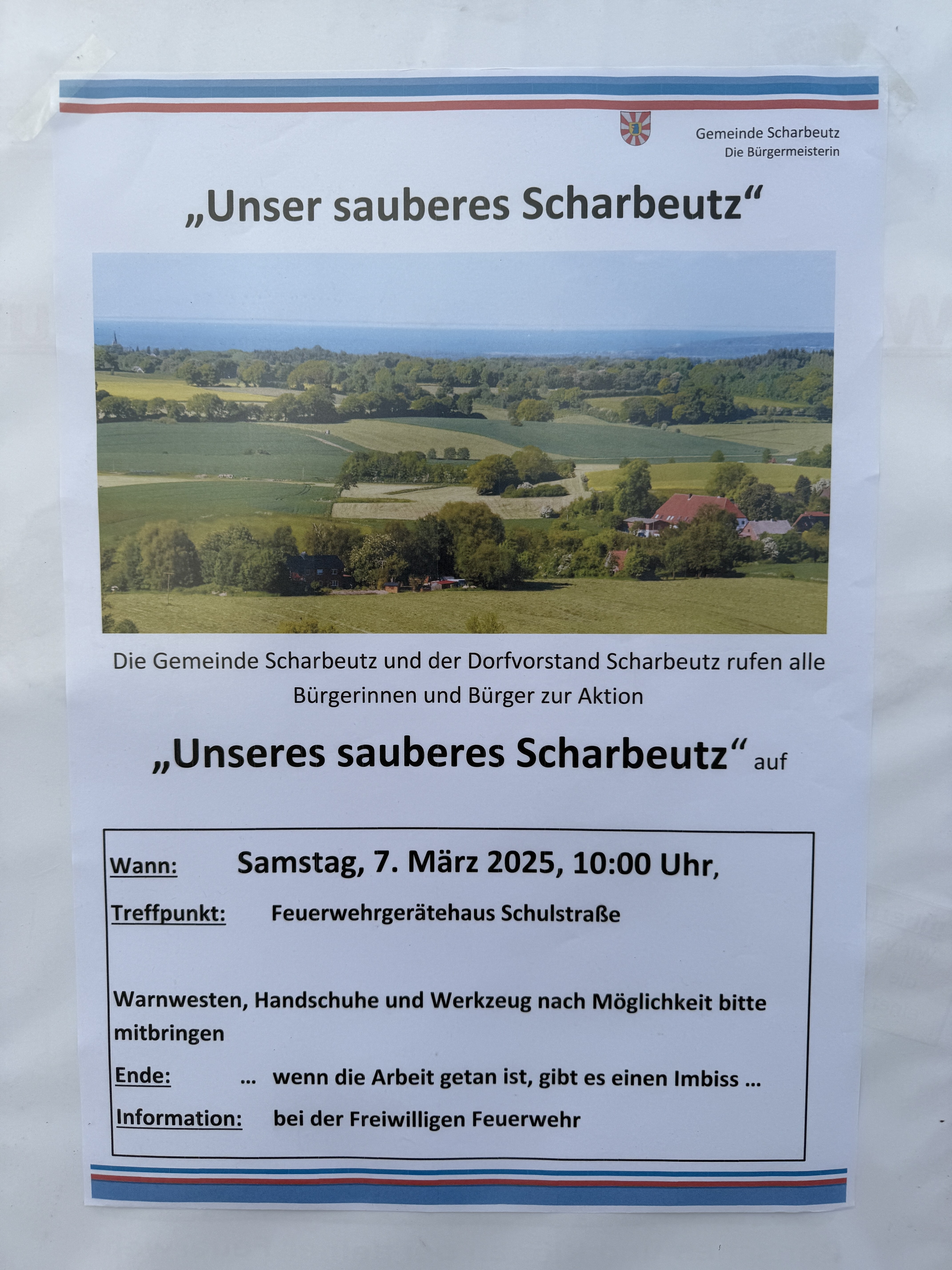 Scharbeutz Aktuelles 01.03.2026 Aktion Sauberes Scharbeutz 