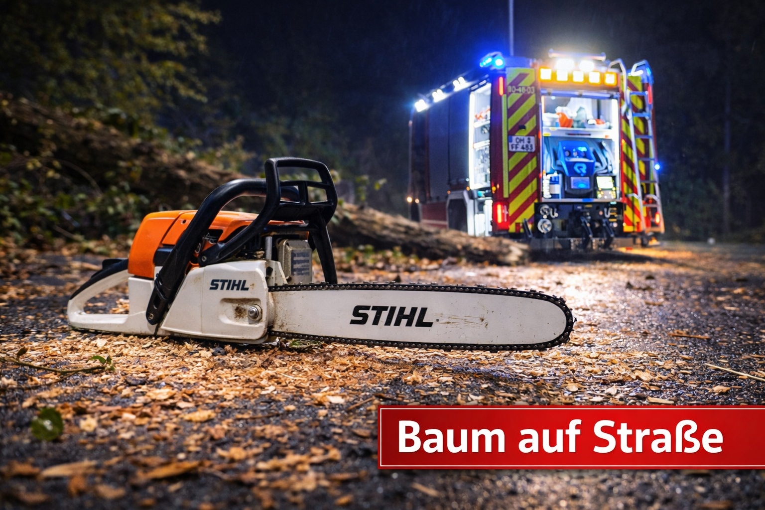 Beispielbild Baum auf Stra�e 