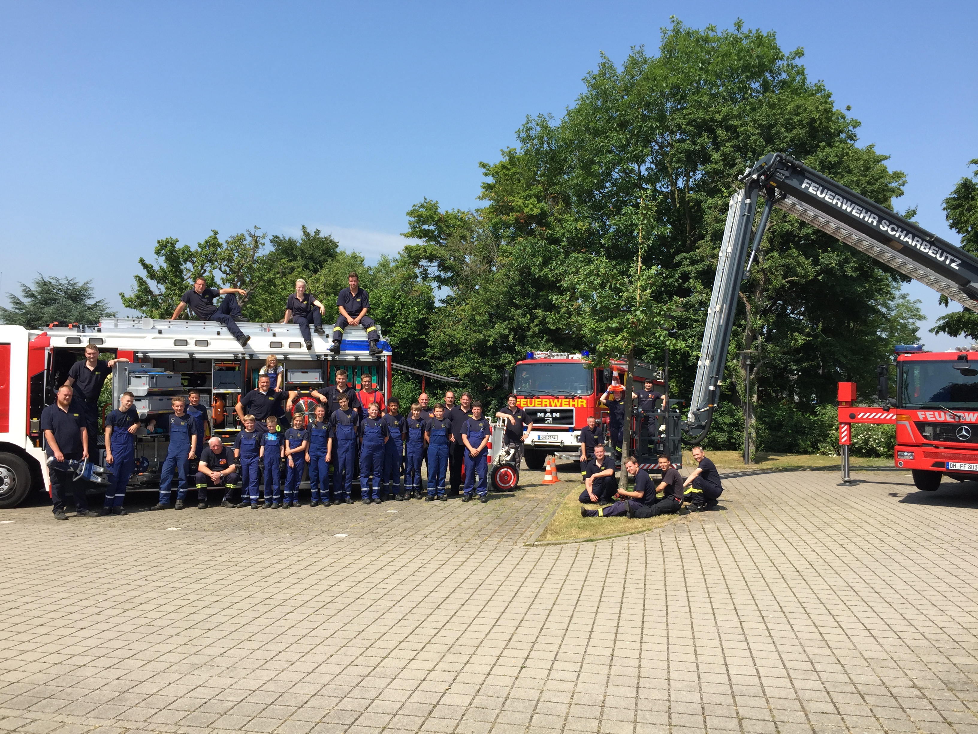 Scharbeutz Gruppenfoto mit JFS