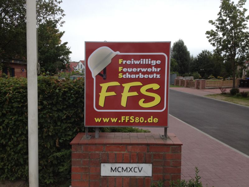 Scharbeutz FFS Schild